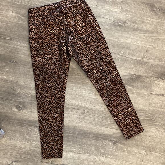 NWT Banana Republic Mid-Rise Skinny Stretch Leopard Ankle Pant / Jean - Picture 6 of 14